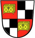 Coat of arms of WassertrÃÂ¼dingen, Germany. Royalty Free Stock Photo