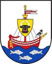 Coat of arms of Wismar in Mecklenburg-Vorpommern, Germany