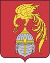 Coat of arms of the Yuzhsky district. Ivanovo region . Russia
