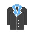 Coat icon vector image.