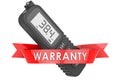 Coating thickness gauge warranty concept. 3D rendering Royalty Free Stock Photo