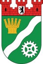 Coats of arms of Marzahn-Hellersdorf Royalty Free Stock Photo