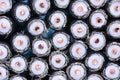 Coaxial cable close-up cross section Royalty Free Stock Photo