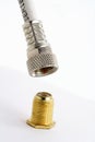 Coaxial connector Royalty Free Stock Photo