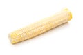Cob cornstick on white Royalty Free Stock Photo