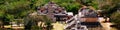 Coba, Mexico. Aerial view of ancient mayan city in Mexico