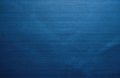 Cobalt blue colored fine art paper texture background. Cotton material with horizontal lines. Suitable for design projects like Royalty Free Stock Photo