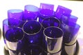 Cobalt Blue Glassware, Smalt Royalty Free Stock Photo