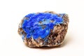 Cobalt is a chemical element present in the enameled mineral  which is used as a pigment for the blue tint in the entire Royalty Free Stock Photo