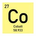 Cobalt element icon Royalty Free Stock Photo