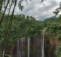 Coban Tumpak Sewu around Bromo Mountain in East Java