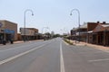 The Cobar main street is a town in central western New South Wales, whose economy is based mainly upon base metals and gold mining