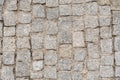 Cobble paving a road - close up Royalty Free Stock Photo