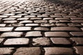 Cobble Stone road Royalty Free Stock Photo