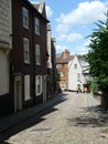 Cobble-stoned Street, Elm Hill, Norwich, Norfolk, UK