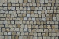 Cobble Stones Street Paving Background Royalty Free Stock Photo