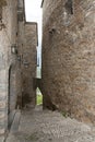 Cobble Street - Ainsa - Spain Royalty Free Stock Photo