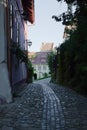 Alley in Sighisoara Romania