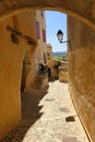 Cobbled path in village of Gordes, Provence