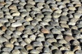 Cobbled paving (rizzada) Royalty Free Stock Photo