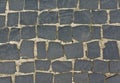 Cobbled road Royalty Free Stock Photo