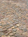 Cobbled road