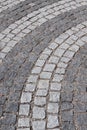 Cobbled road