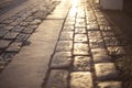 Cobbled street