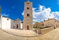 Cobbled street of Nin panoramic view Royalty Free Stock Photo