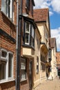 Cobbled street in old Aylesbury Royalty Free Stock Photo