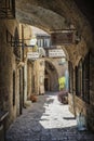 Cobbled street in yafo jaffa area of tel aviv israel