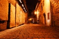 Cobbled streets of the old Tallinn, Estonia, Europe Royalty Free Stock Photo