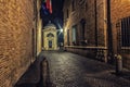 The cobbled streets of Ravenna