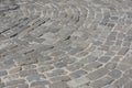 Cobbles on the waterfront in Rostov-on-Don. Laying did fascist G Royalty Free Stock Photo