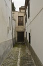 Cobblestone alley in Albaicin