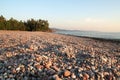 Cobblestone Beach at Agawa Bay Royalty Free Stock Photo