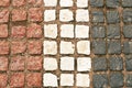 Cobblestone colorful texture Royalty Free Stock Photo
