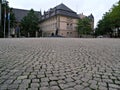 Cobblestone courtyard