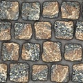 S048 Seamless texture - cobblestone pavers