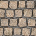 S046 Seamless texture - cobblestone pavers