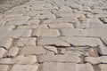 Cobblestone at Sepphoris Zippori National Park in Central Galilee Israel Royalty Free Stock Photo