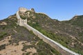 Cobblestone path up to the great Wall, Beijing, China Royalty Free Stock Photo