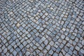 Cobblestone pavement