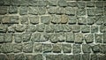 Cobblestone pavement texture background. Top view of stone road. Detail of granite sidewalk taken from above Royalty Free Stock Photo