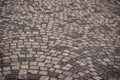 Cobblestone road texture