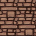 Cobblestone seamless background, colored pattern of paving stones for wallpaper.