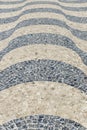 Cobblestone surface in Lisbon, Portugal Royalty Free Stock Photo