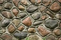 Cobblestone wall