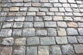 Cobblestones old pavement Royalty Free Stock Photo