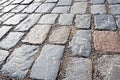 Cobblestones old pavement Royalty Free Stock Photo
